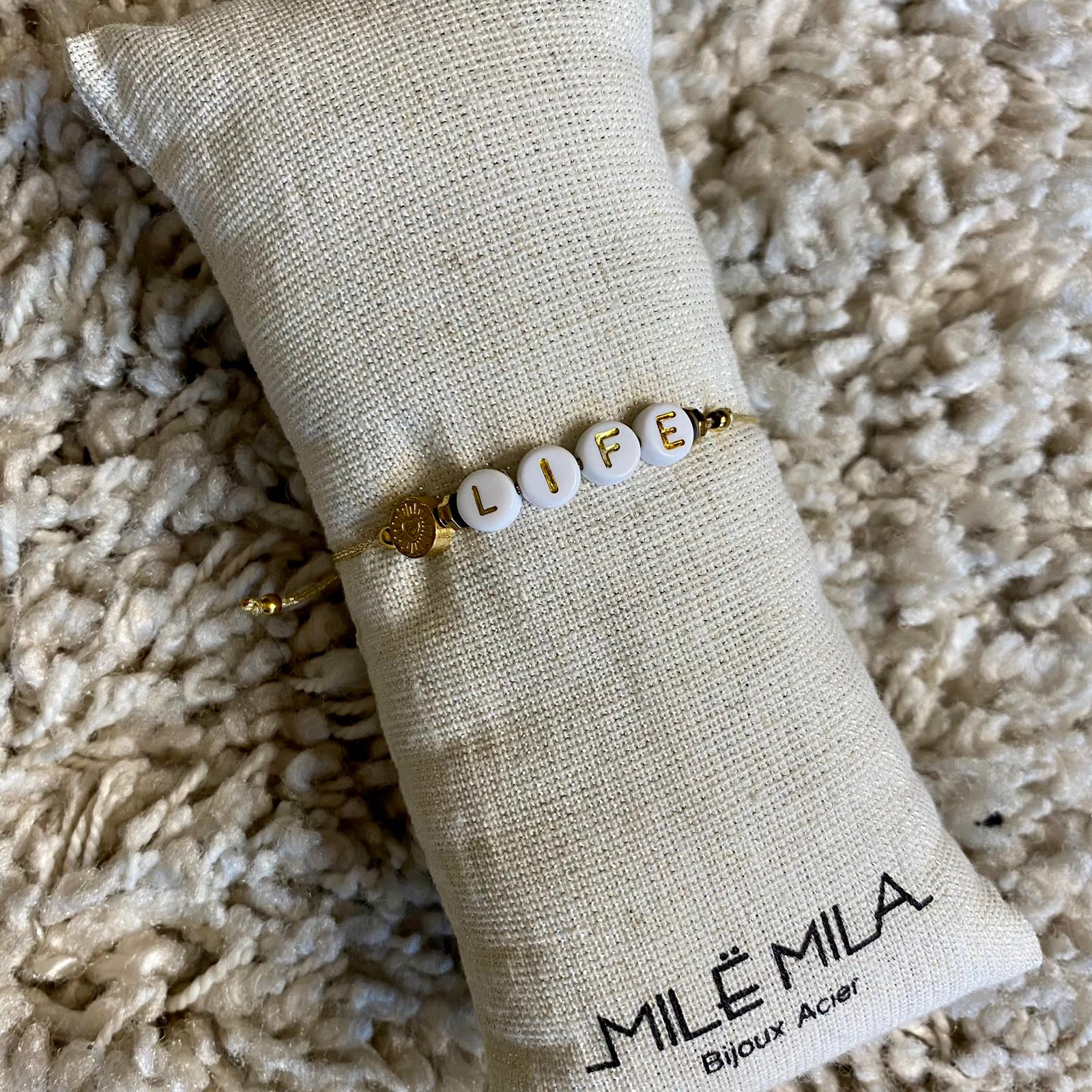 Bracelet Message "Life"