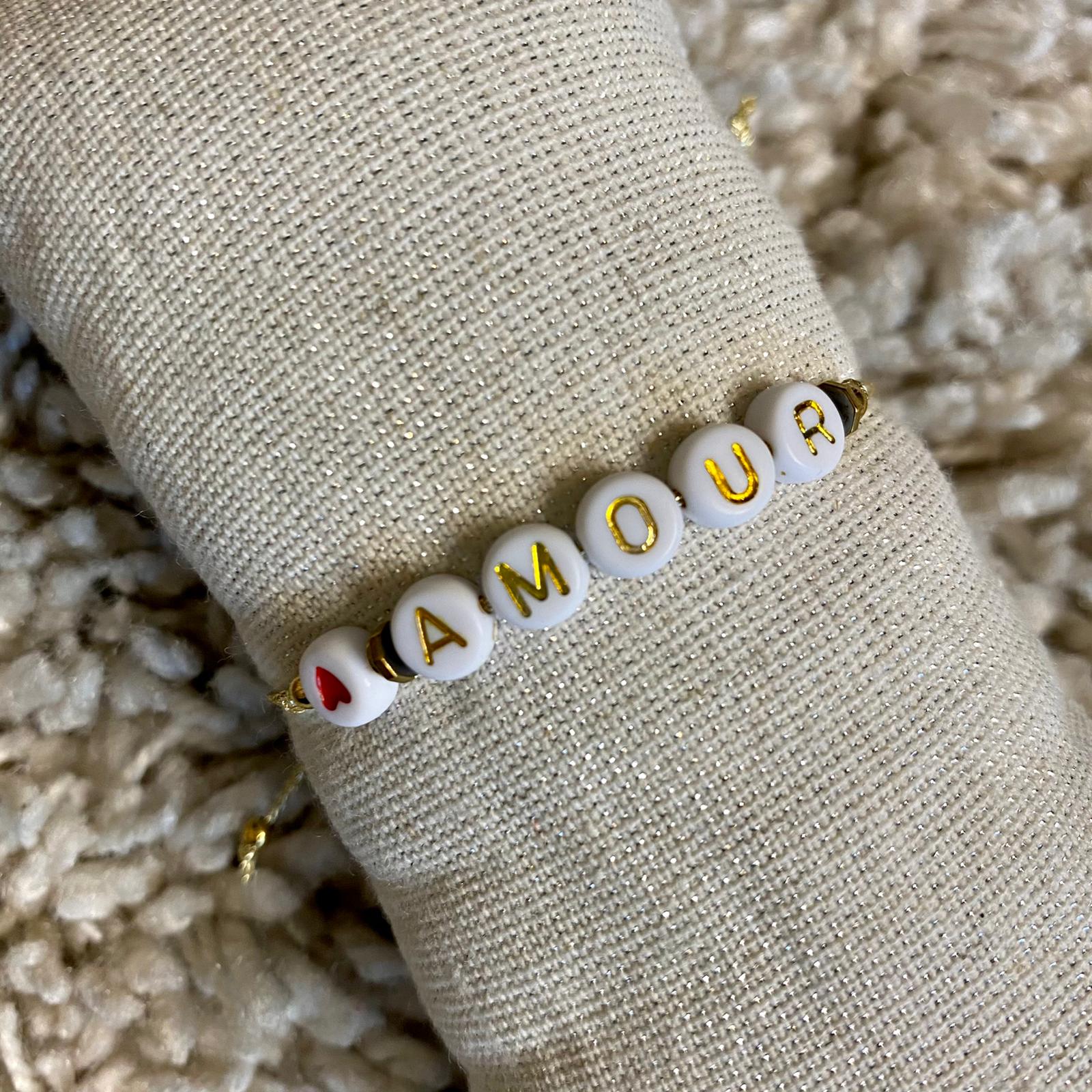 Bracelet Message  "Amour"