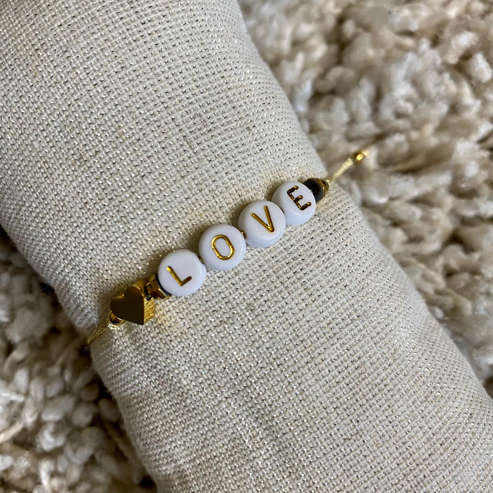 Bracelet Message "Love"