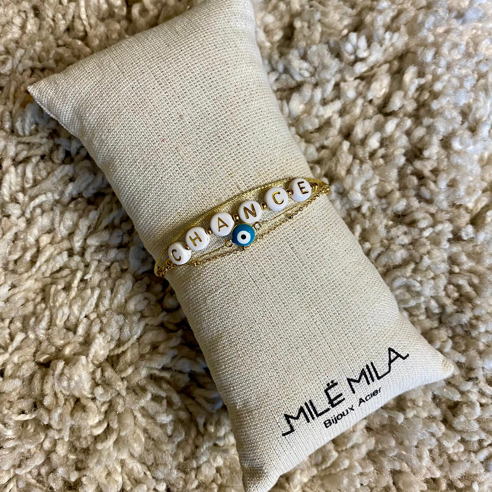 Multi Bracelets Message "Chance"