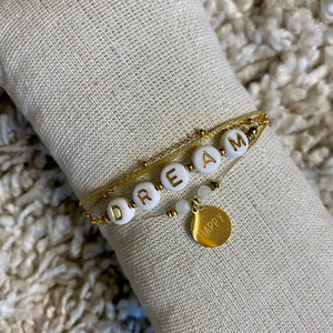 Multi Bracelets Message "Dream"