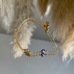 Load image into Gallery viewer, Bracelet œil grec &quot;Eclair strass&quot;
