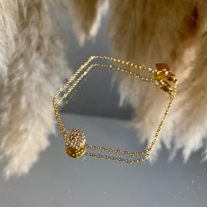 Bracelet "Solitaire strass"